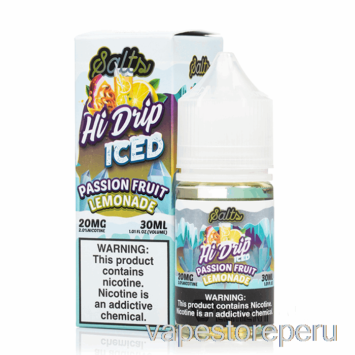 Vape Peru Hielo De Limonada De Maracuyá - Sales Hi-goteo - 30ml 20mg